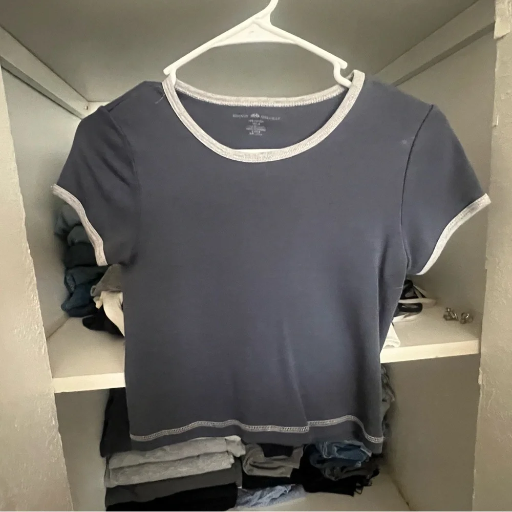 Brandy Melville Navy Blue Tee - Picture 1 of 2